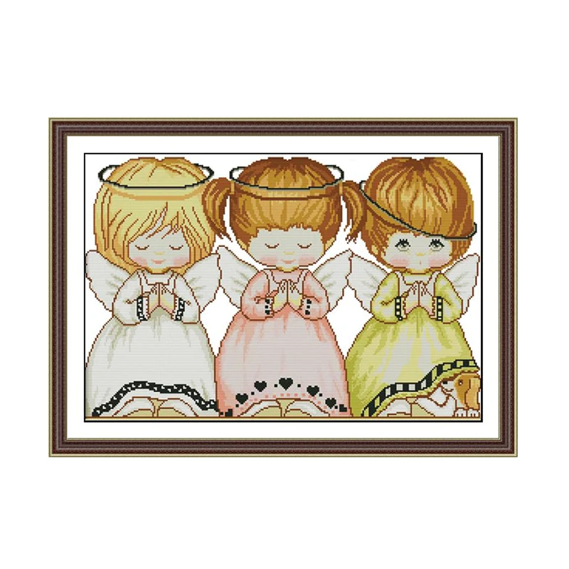 Набор для вышивки крестиком Joy Sunday Baby Angel 11CT 14CT DMC оптовая продажа своими