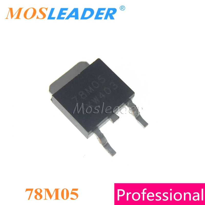 Mosleader 78M05 TO252 DPAK 2500 шт 500mA 1.2A Сделано в Китае высокое качество | Электроника
