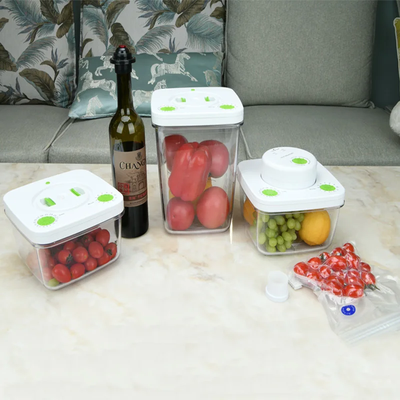 Vacuum Fresh Box kitchen Storage Containers Microwave Oven Lunch Refrigerator Accept Fruits Seal Up Food Level | Бытовая техника