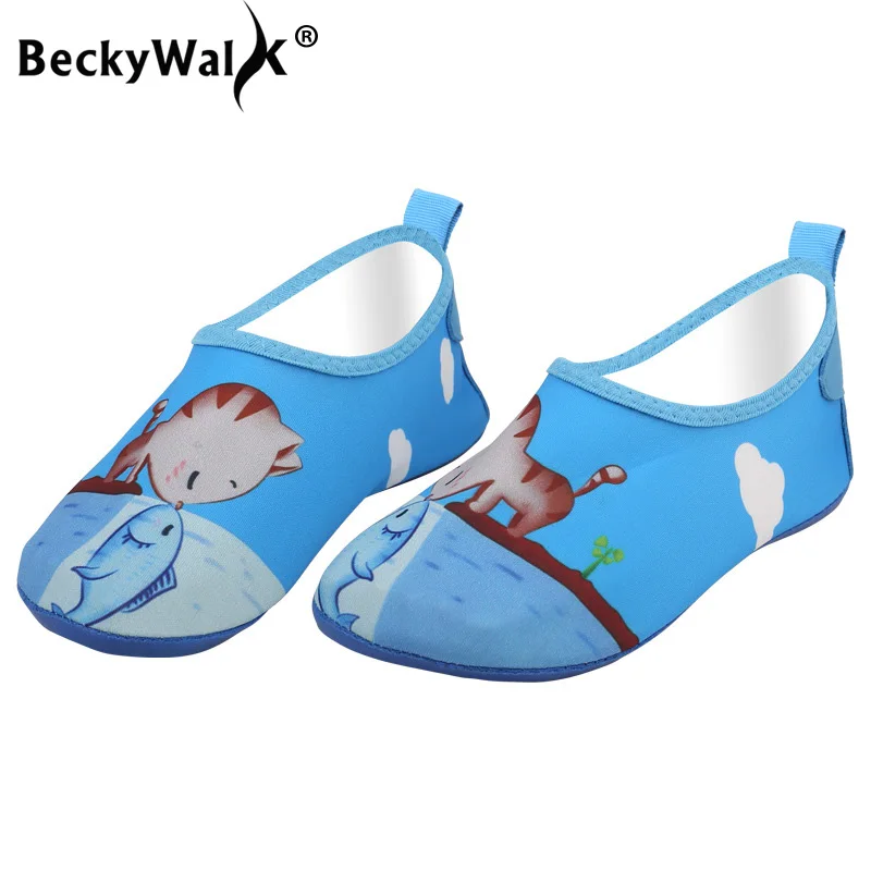 BeckyWalk детская быстросохнущая обувь для плавания повседневная мальчиков и