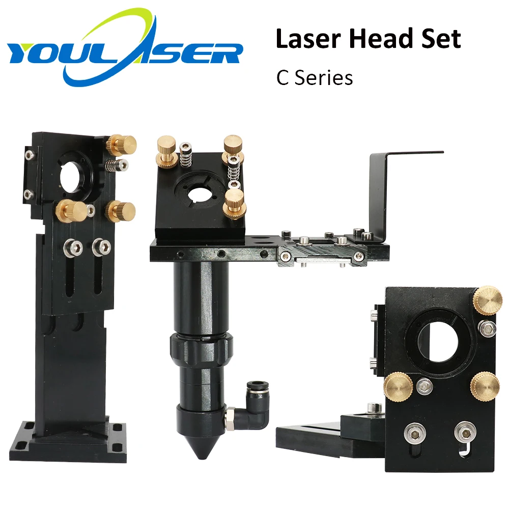 YOULASER CO2 лазерная головка набор линз диам.18fl38.1 диам.20fl50.8/63 5/101 6 мм встроенное