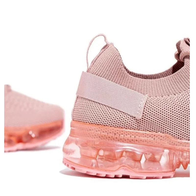 

2020 Autumn Women Shoes Breathable Female Fashion Sneakers Mesh Large Size Increased Casual Women's Shoes Air Cushion Sneakers