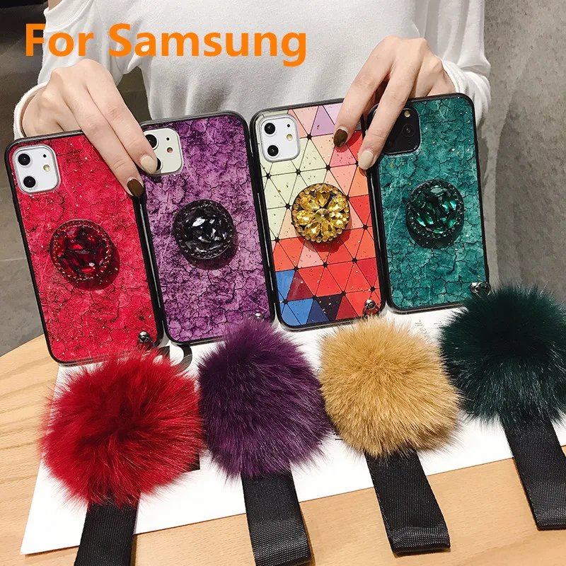 Мраморный чехол для телефона Samsung S20 S10 S9 S8 Plus Note 10 9 A90 A70 A50 A10S A20S M30 Золотая фольга -