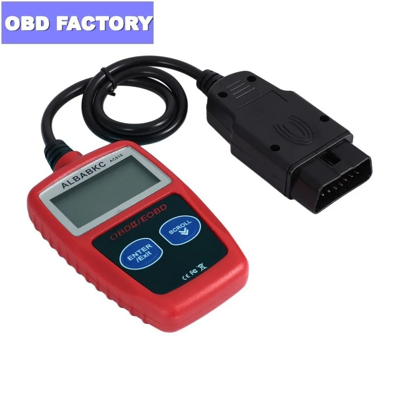 Считыватель кодов ошибок AC618 OBDII Универсальный Автомобильный сканер для