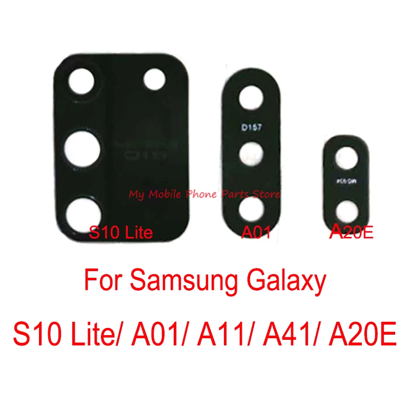 50 шт. стеклянная задняя камера для Samsung Galaxy S10 Lite A20E A01 A11 A41 стекло