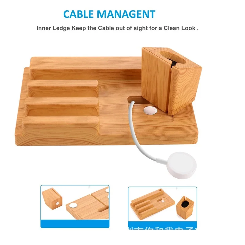 

Four-in-one Usb Mobile Phone Charger Stand Watch Stand Mobile Phone Charging Stand Desktop Charger for Smart Phone and Watch