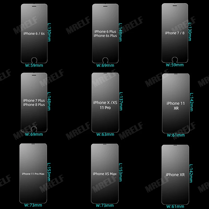 Закаленное стекло для iPhone 7 6 6s Plus 8 X R на 11 Pro MAX XS Защита экрана Защитная