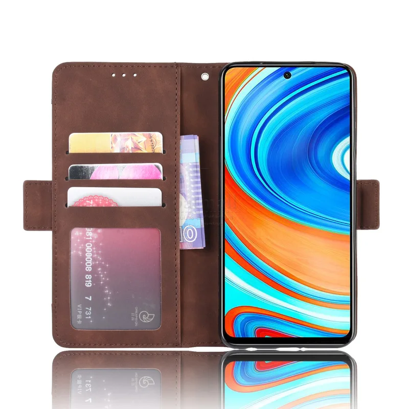 Чехлы бумажники для Xiaomi Redmi Note 9 Pro чехол книжка с магнитной застежкой откидной