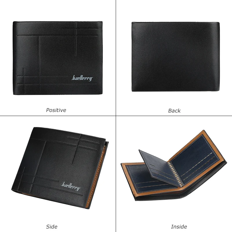 Baellerry новые модные мужские кошельки маленькие для денег кошелек мужчин мужской