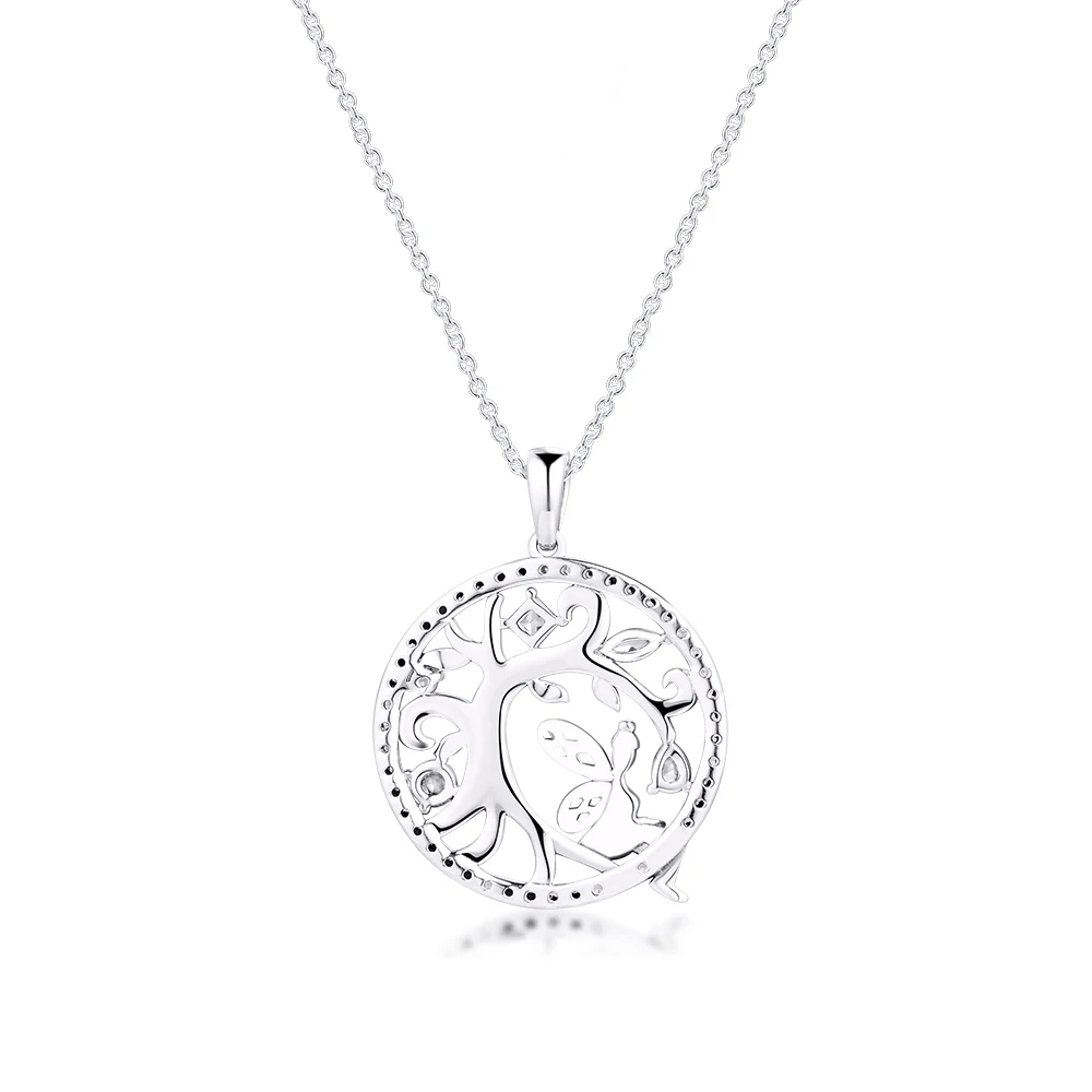 

Family Roots Necklaces 100% 925 Sterling Silver Jewelry Free Shipping