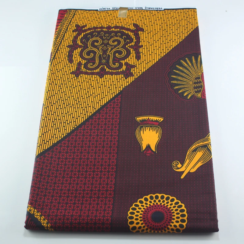 Настоящая гарантия настоящий воск Нигерия Анкара Pagnes Африканский красочный 6