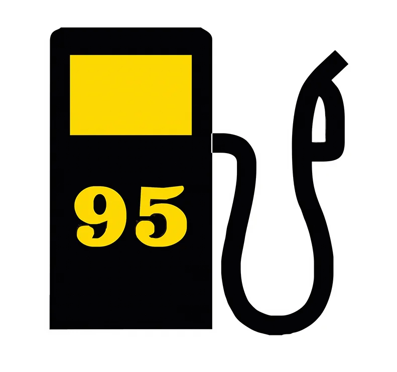 

15x15cm Gasoline Petrol Ai-95 Car Stickers Funny Sticker Auto Decals