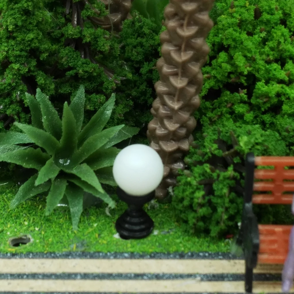 10 шт. модель железная дорога поезд лампы светодиоды-мини ландшафт газон диорама