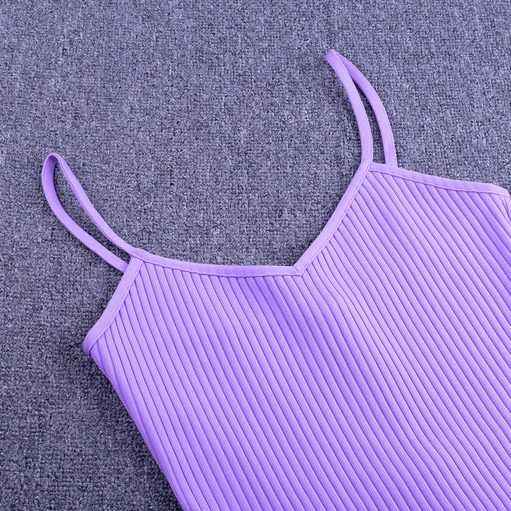 Женское Бандажное платье миди Ocstrade сиреневое пурпурное из вискозы облегающее