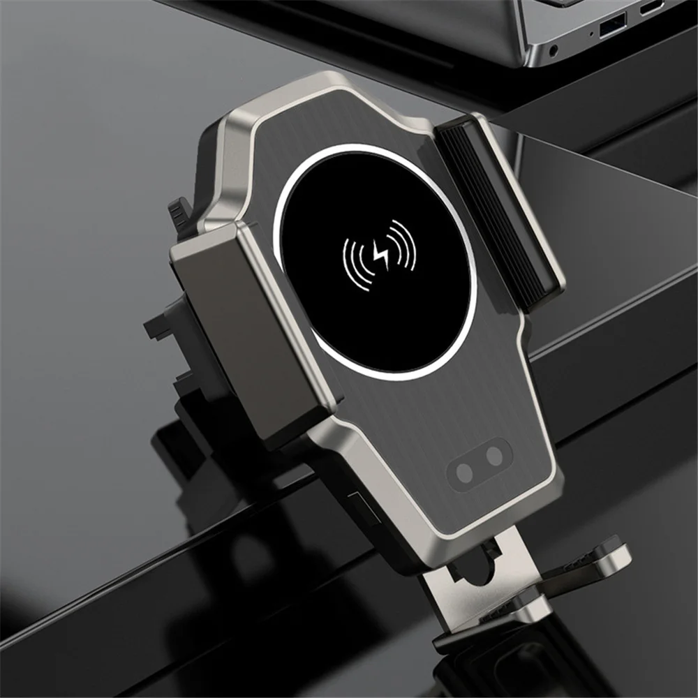 

Infrared magnetic smart sensor charging stand for iPhone 12 11 XS XR Samsung Xiaomi induction wireless charger car holder