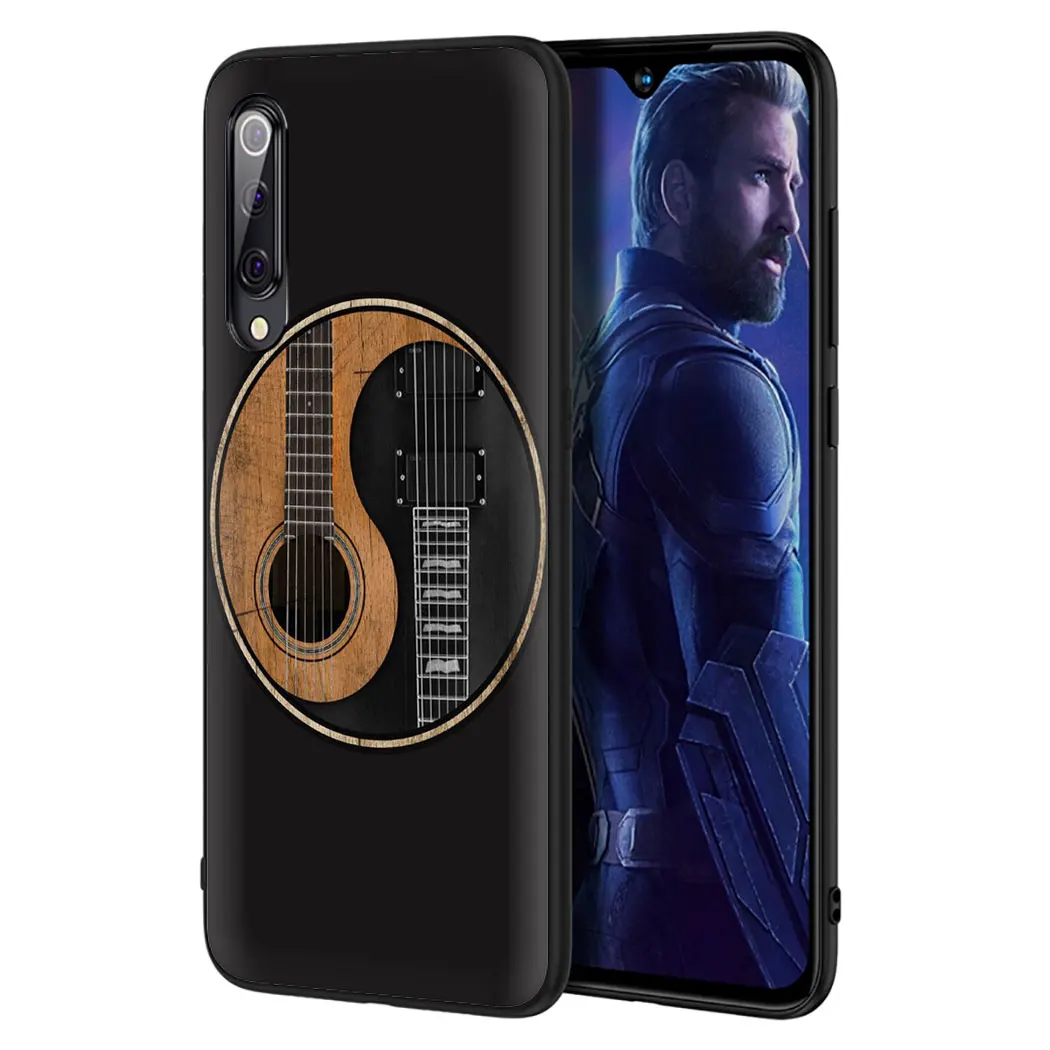 Музыка гитара мягкий чехол для телефона samsung 10 плюс A10S A20S A30S A40S A50S J4 J8 2018 J6