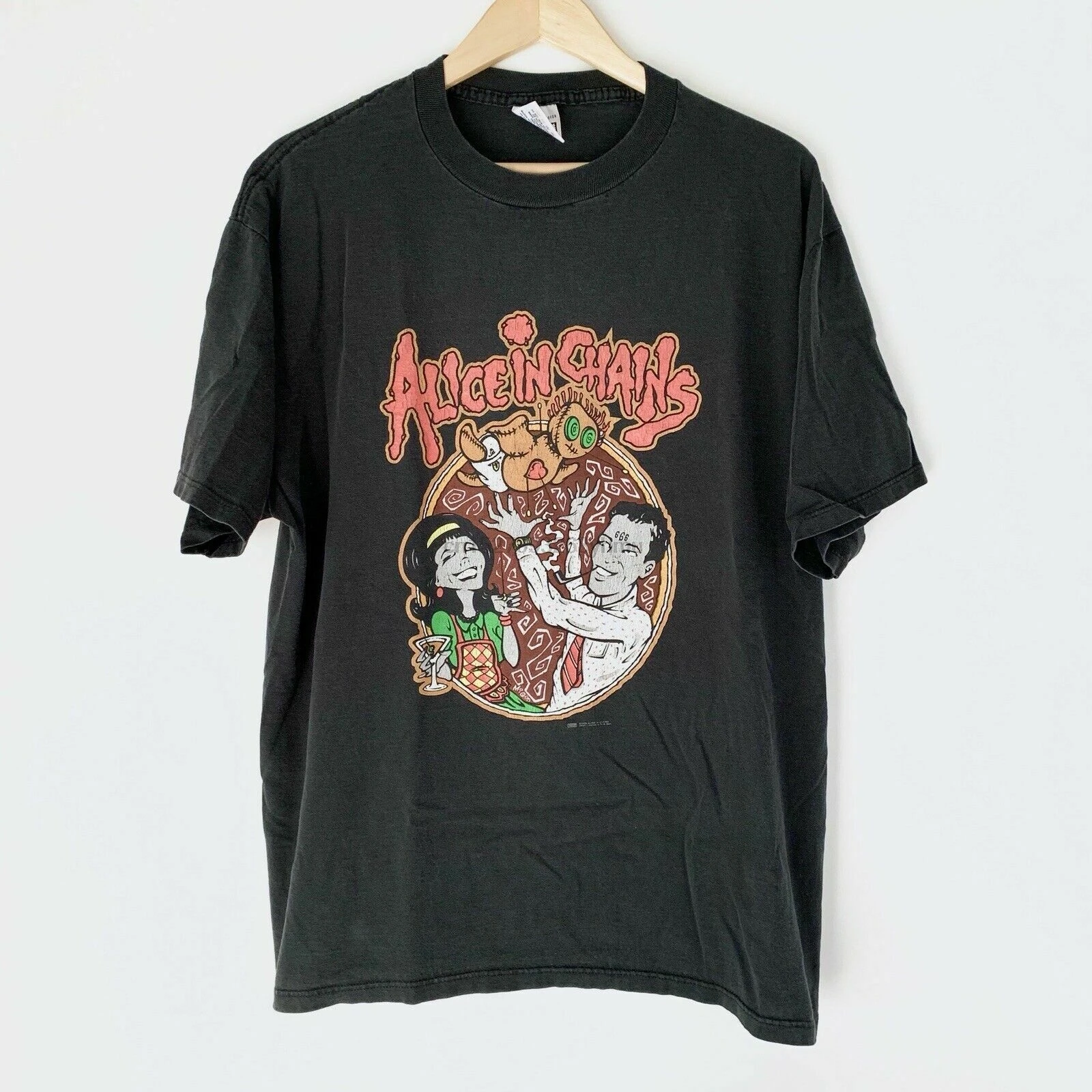 

Rare!!1996 Alice IN Chains 1 999 6 Vintage Tour Rock Shirt 90s 1990s Soundgarden