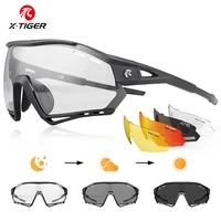 x tiger photochromic bike glasses new exs 5 lens cycling eyewear uv400 sports sunglasses men women anti glare cycling glasses