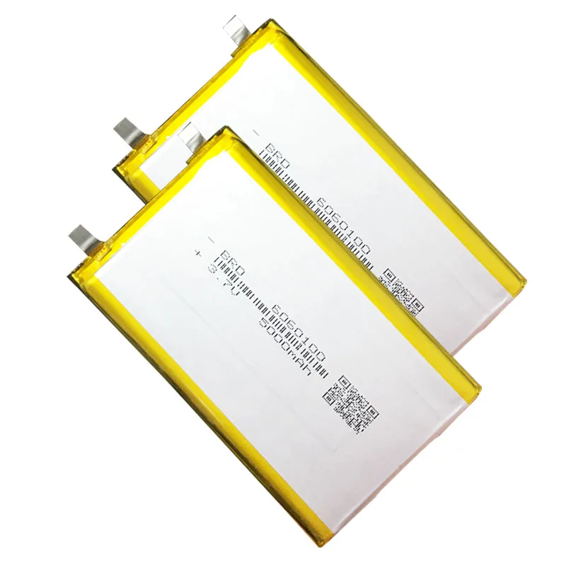 Литий полимерная аккумуляторная батарея 3 7 в 5000 мАч 6060100 для GPS PSP DVD PAD Tachograph power bank