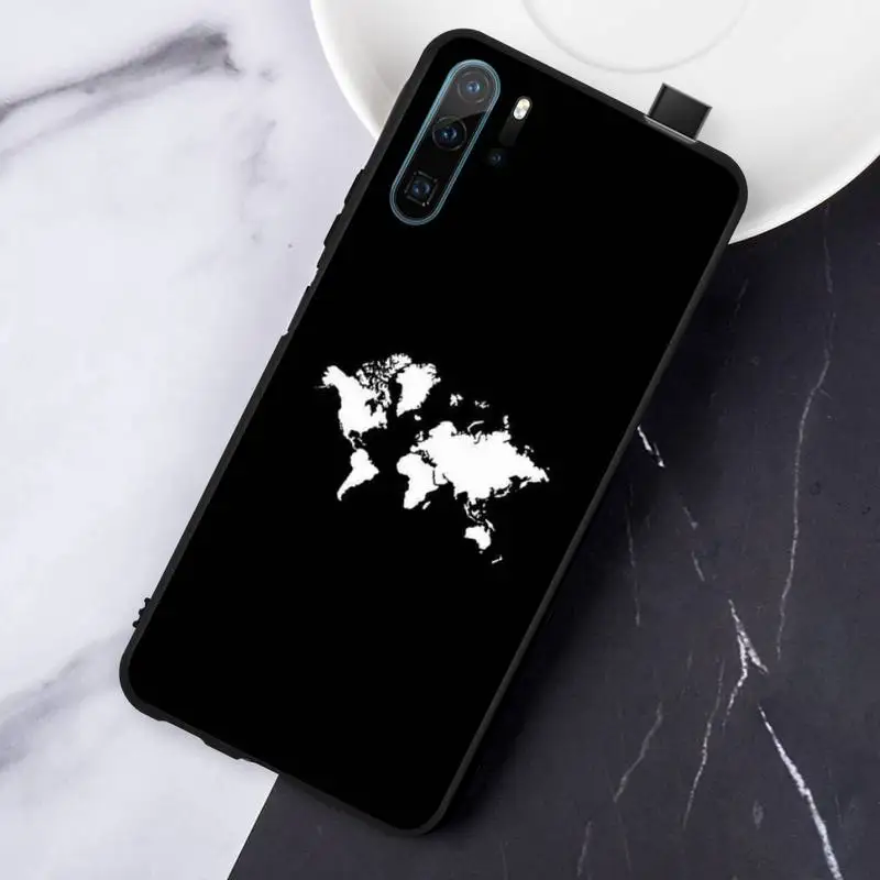 

world map travel high quality Phone Case For Huawei honor Mate P 10 20 30 40 Pro 10i 9 10 20 8 x Lite
