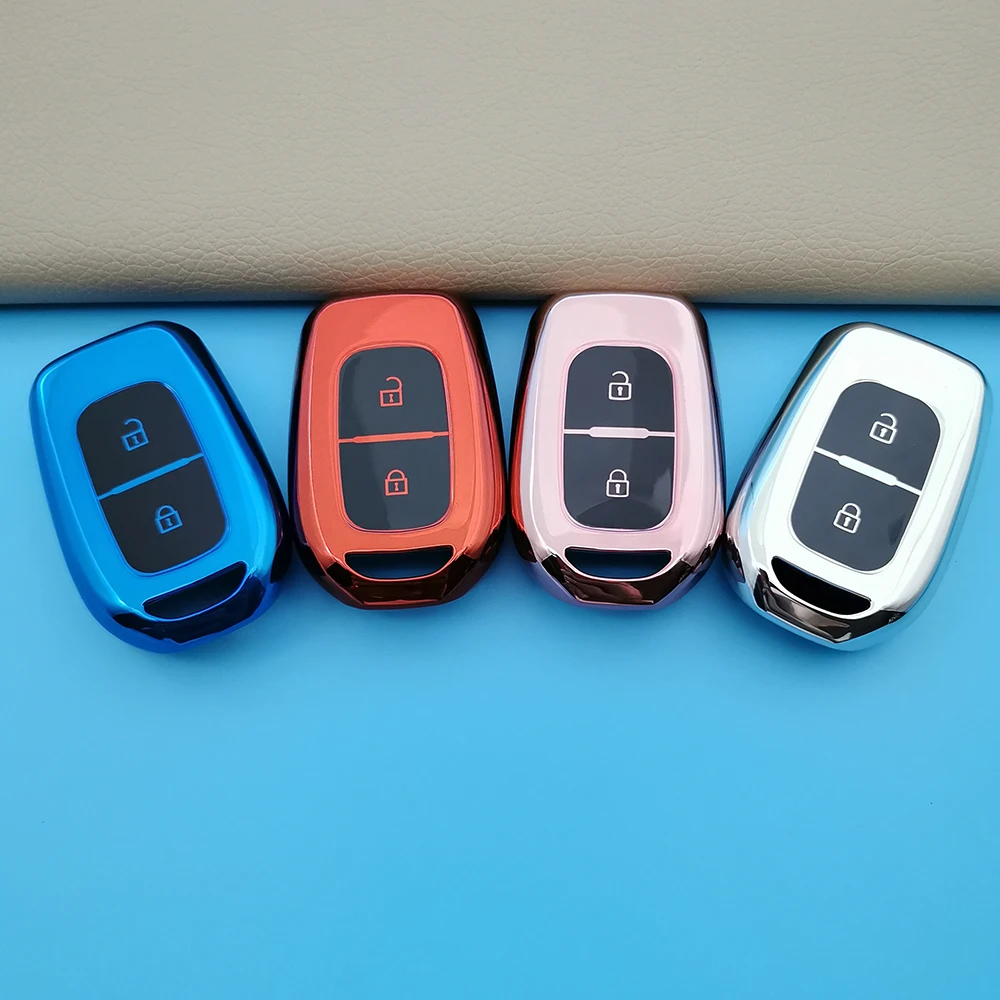 Высококачественный чехол для автомобильного ключа из ТПУ 2020 Renault Kwid символ
