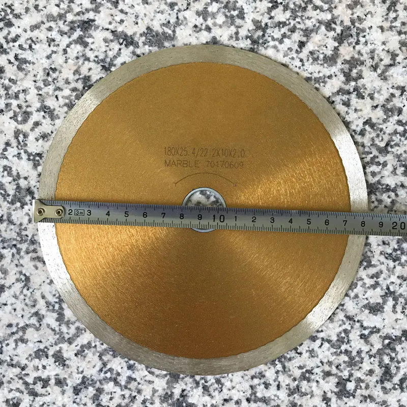 Алмазный пильный диск 7 дюймов для резки мрамора непрерывный алмазный влажной