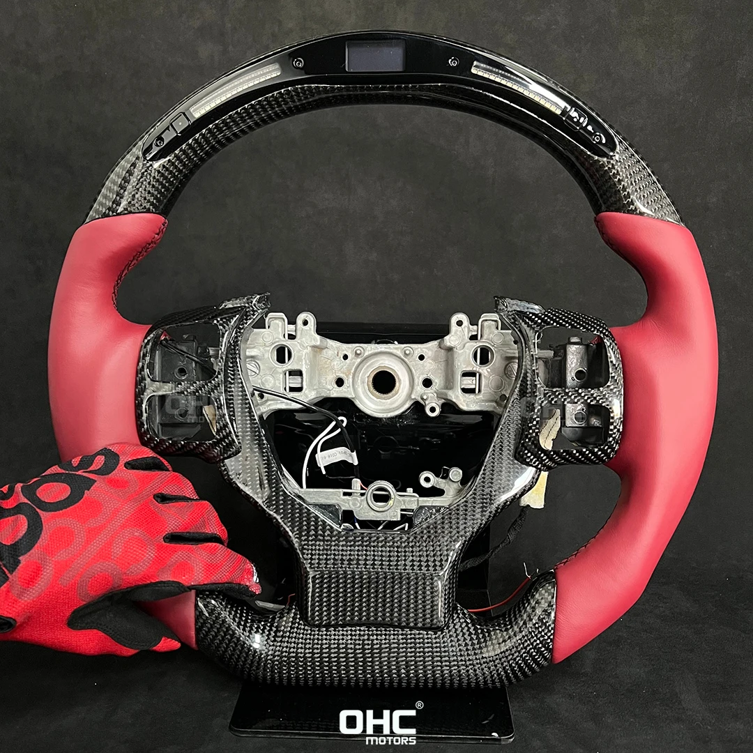 

100% Real Carbon Fiber LED Steering Wheel for Lexus IS