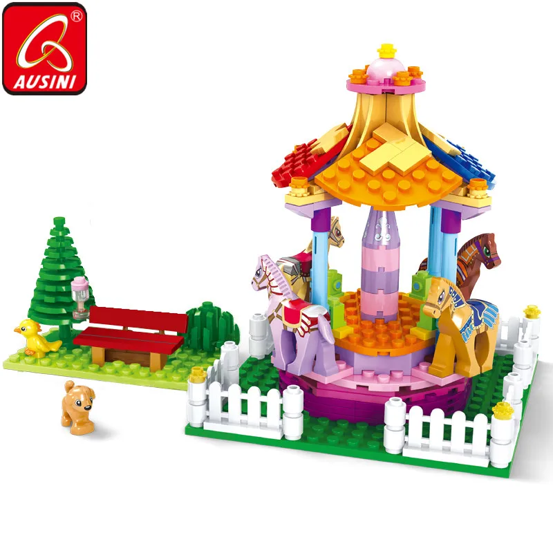 AUSINI карусель строительные блоки строительство городской парк игровая площадка