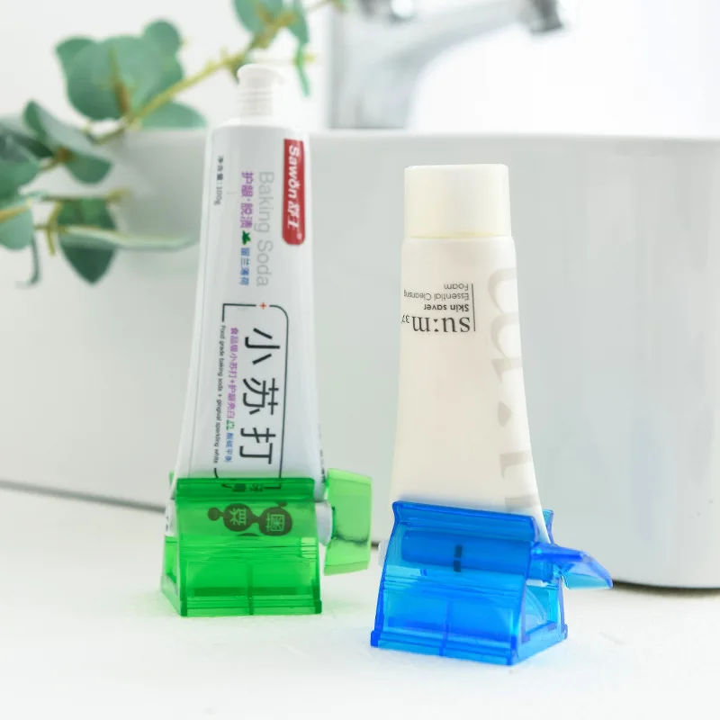 

Диспенсер для зубной пасты, пластиковый ручной держатель для зубной пасты, зажим для чистки зубов