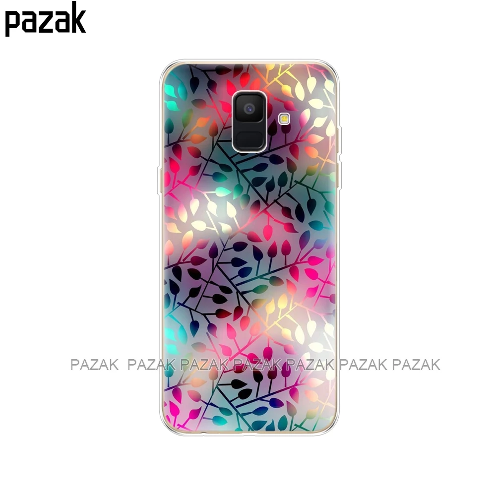 Силиконовый чехол для Samsung Galaxy A6 2018 с двумя SIM картами SM A600 A600F samsung plus A605 A605F