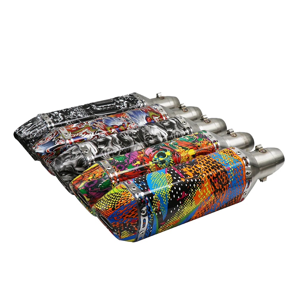 Универсальный выхлопной глушитель Alconstar для мотоцикла 51 мм трубы с правой и левой