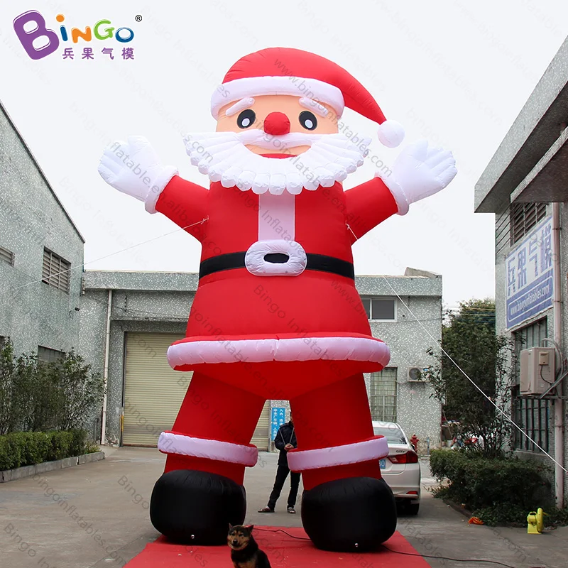 

Large 6 Meters High Inflatable Santa Claus 20 Feet Father Christmas Balloon Toy For Xmas Commercial Decoration