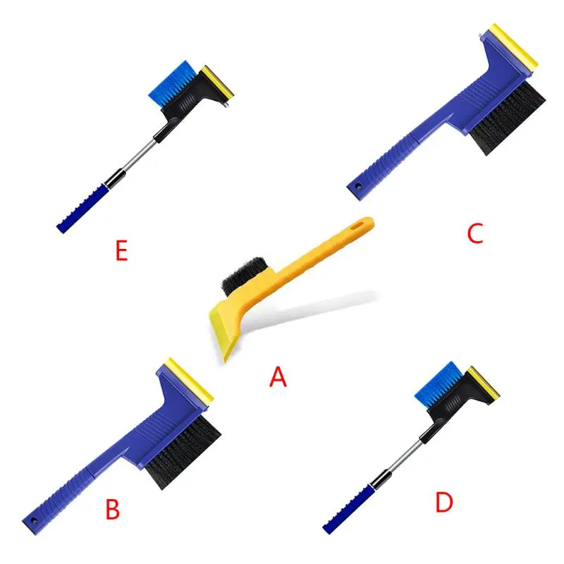

Car Snow Shovel Auto vehicle Snow Ice Scraper Retractable Window Removal Brush H4GC
