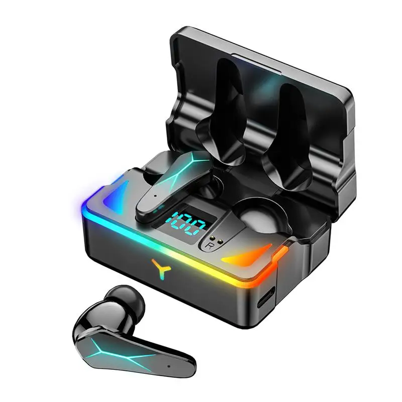 

X7 TWS Fone Gaming Earphones Wireless Bluetooth Headphones HIFI Low Latency Headset Noise Reduction In-Ear Earbuds with Mic