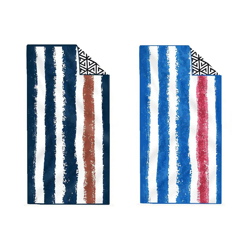 

Quick Drying Beach Bath Towel Microfiber Soft Lint Ecofriendly Cloth Camping Comfortable Hiking Swimming 2 Colors