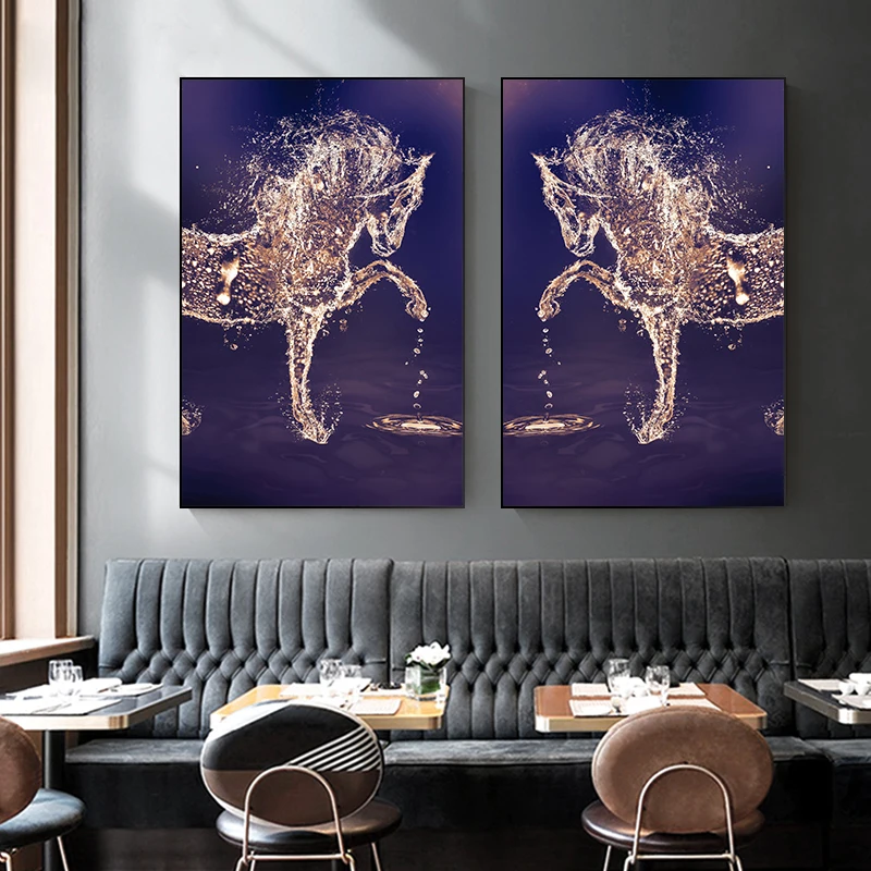 

Water Drop Wall Art Junma Prints and Posters Abstract Canvas Painting Living Room Bedroom Wall Artist Home Decoration Picture