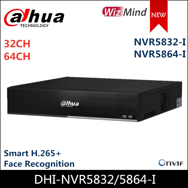 

Сетевой видеорегистратор Dahua 32CH 64CH NVR NVR5832-I 2U WizMind Smart H.265 + Распознавание лиц в реальном времени для IP-камер