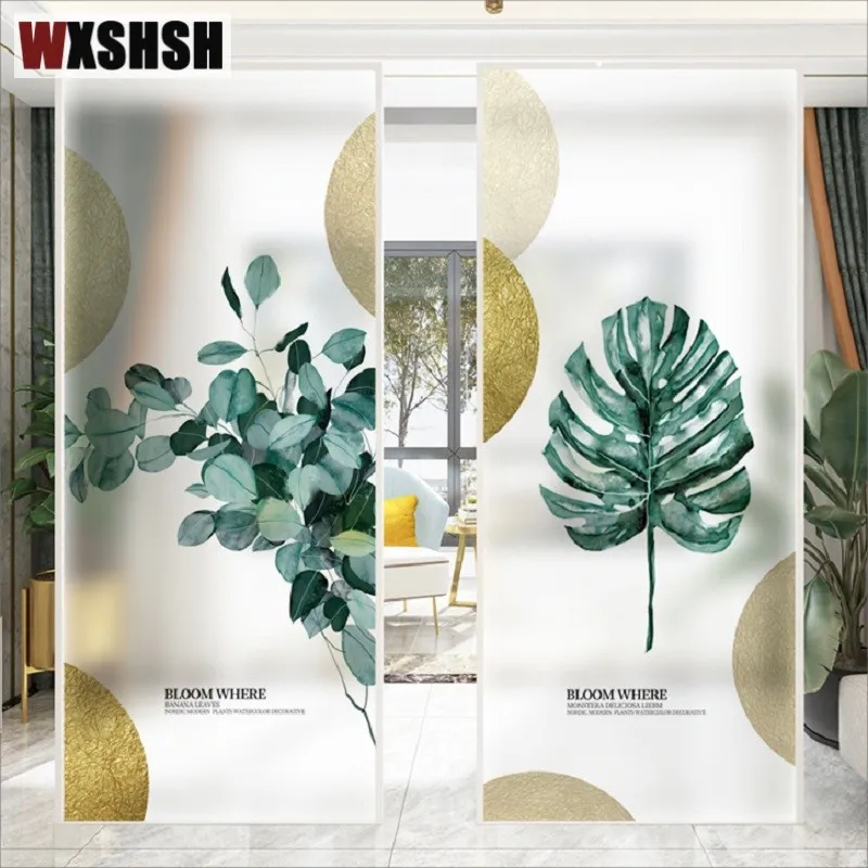 Статическая липкая стеклянная пленка размером на заказ 40 см x 100 стильное