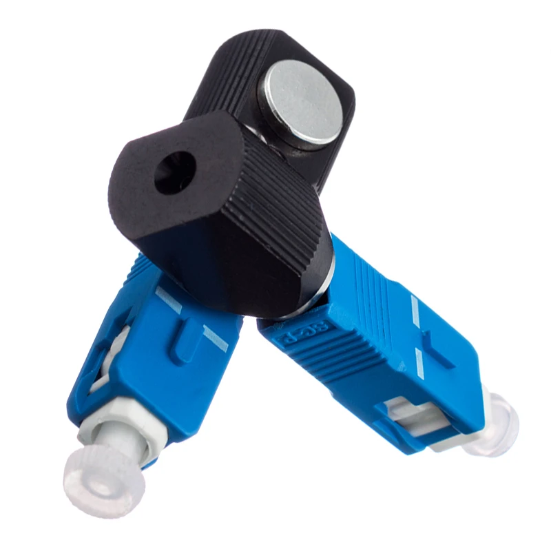 Круглый неизолированный волоконный переходник SC фланцевый соединитель