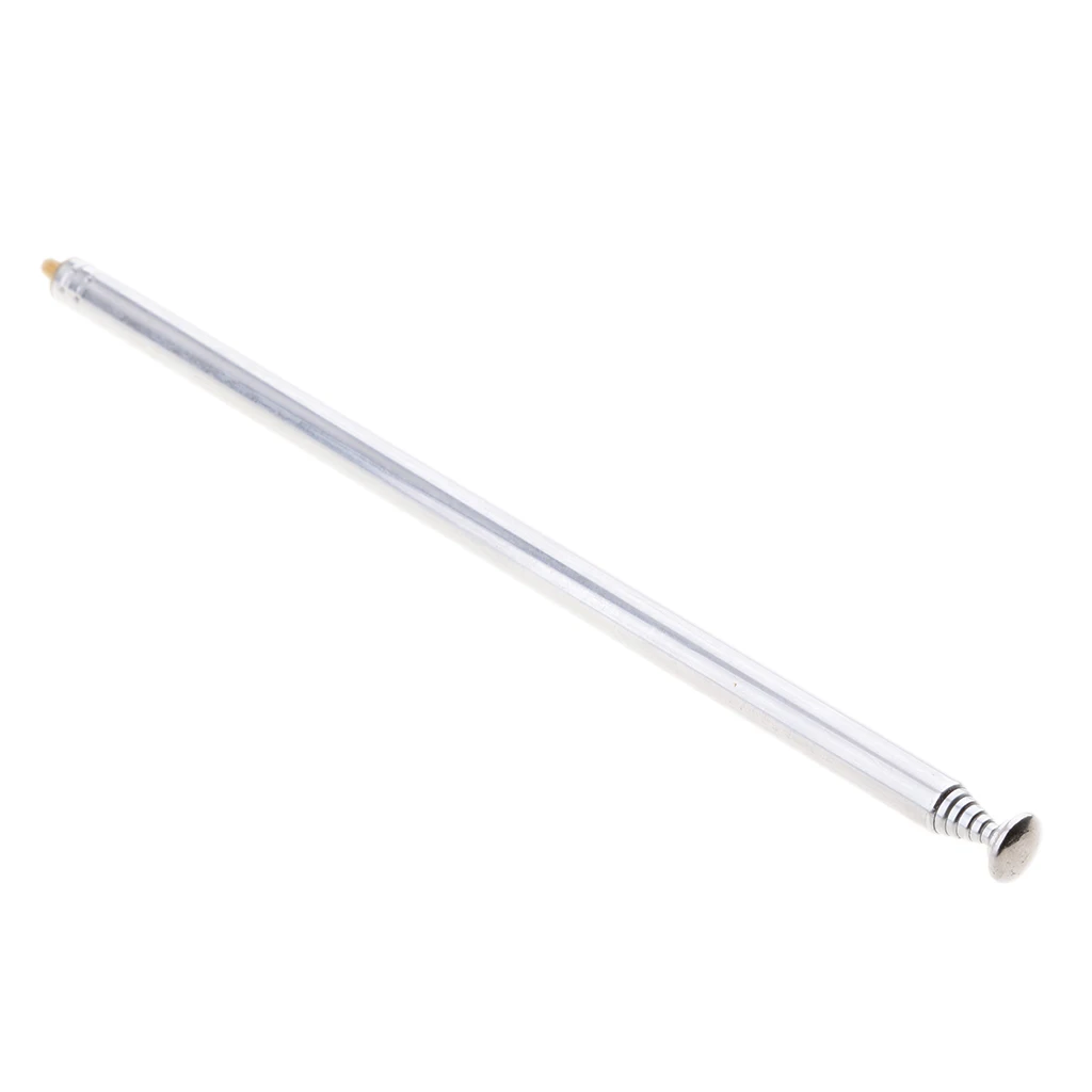 

Alloy Telescopic Antennas M3 Male Connectors for Portable Radio TV Silver