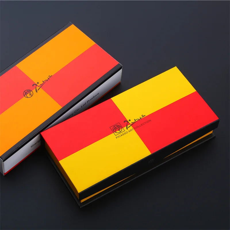 Высококачественная Роскошная Металлическая черная шариковая ручка Picasso