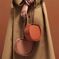 saddle handbag women luxury circular small round shoulder female half moon tote designer bags famous brand women bags