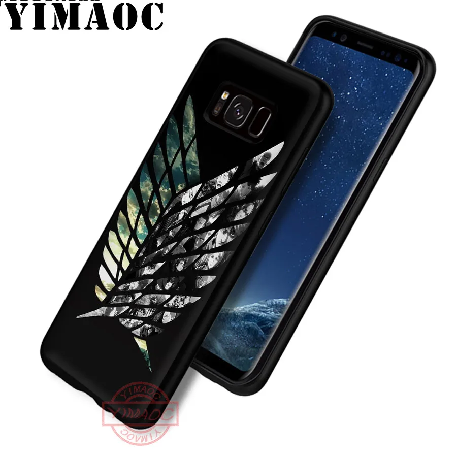 YIMAOC Attack On Titan Soft Case for Samsung S20 Ultra S10 S9 S8 S6 S7 Edge Note 8 9 10 Lite Plus | Мобильные телефоны и
