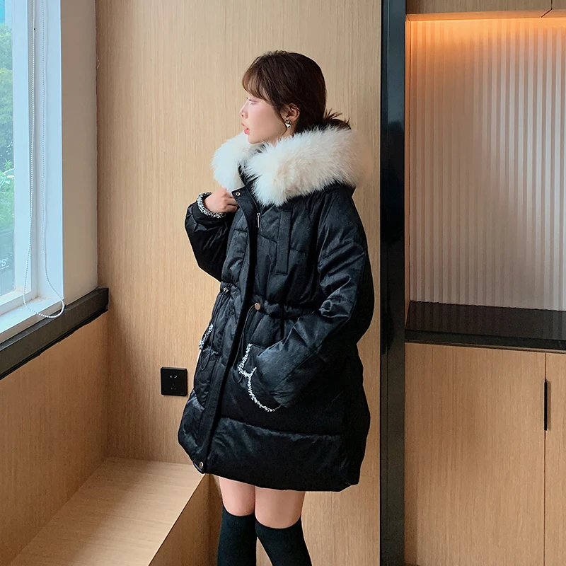 

Winter Parkas 2020 Winter Women's Coats Hooded Fur Collar Thick Warm Winter Jackets Snow Wear Warm Jackets