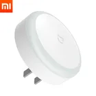 Оригинальная розетка Xiaomi Mijia, датчик освещения, сенсорное управление, светодиодный светильник, ночник, настенный светильник для спальни, гостиной