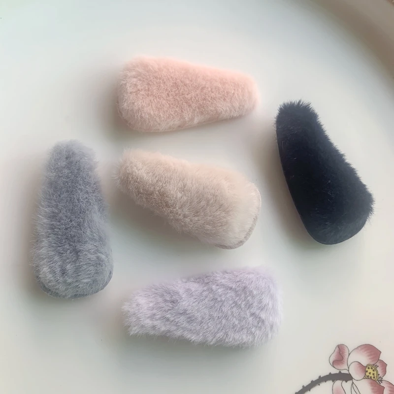 6 шт Плюшевые накладки для волос украшение в виде бабочек аппликацией для одежды материалы для рукоделия шитье DIY заколки для волос орнамент 29*56 мм K24