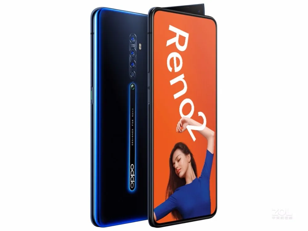 Oppo Reno 2 20x zoom Смартфон Snapdragon 730 6," AMOLED 48.0MP+ 16.0MP+ 13.0MP+ 8.0MP+ 2.0MP экран отпечатков пальцев VOOC 3,0 128GB