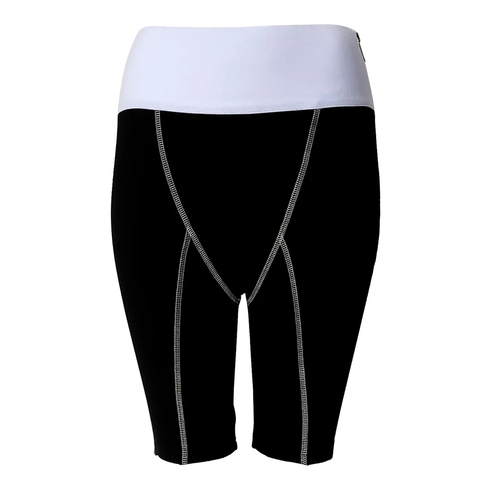 Шорты для велоспорта с контрастной строчкой черные и серые шорты эластичной