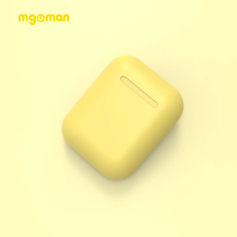 Mgoman Новое поступление Macaron Inpods12 TWS наушники беспроводные наушники для быстрой зарядки цветные наушники-капли Bluetooth 5,0 гарнитура PK i12 - Цвет: SIP12YL