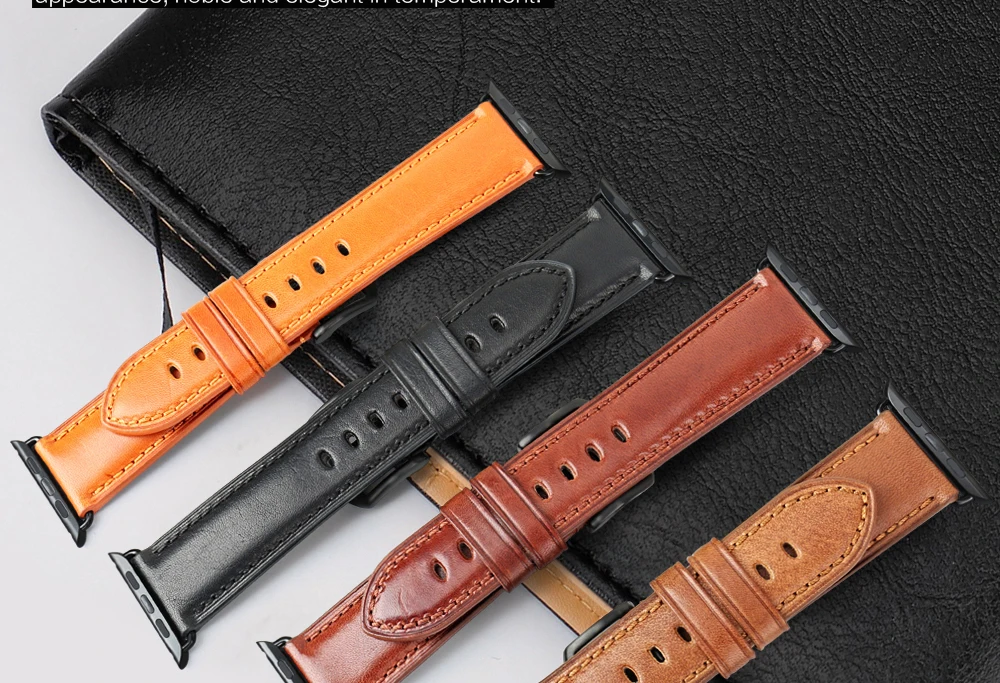 MAIKES для Apple Watch Band 44 мм 40 мм и ремешок для часов аpple 42 мм 38 мм натуральная кожа часы аксессуары iwatch ремешки для часов браслеты